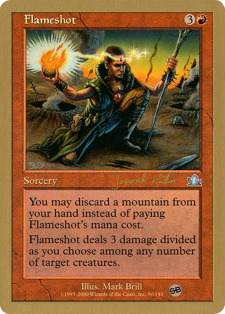 Flameshot - 2000 Janosch Kuhn (PCY) (SB) [World Championship Decks 2000]