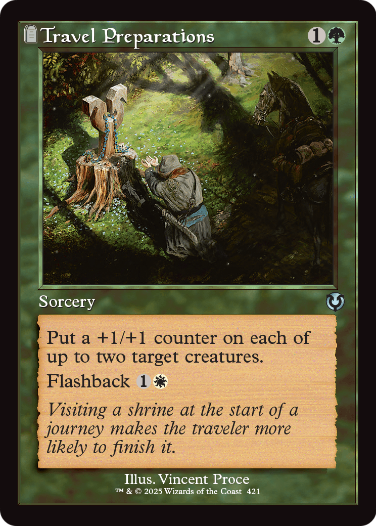 Travel Preparations (Retro Frame) (INR-421) [Innistrad Remastered] Foil