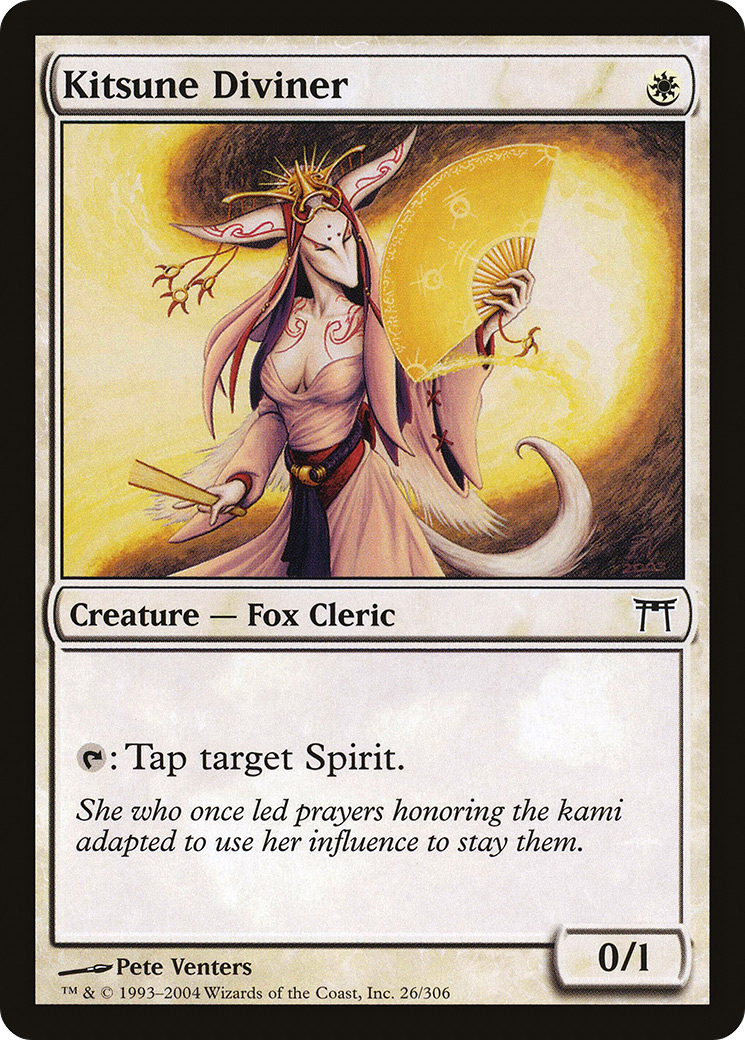 Kitsune Diviner (CHK-026) [Champions of Kamigawa] Foil