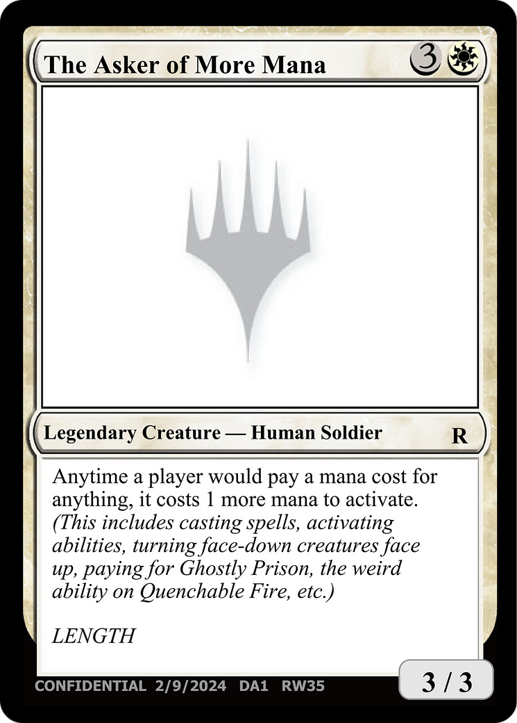 The Asker of More Mana (UNK-RW35A) [Unknown Event]