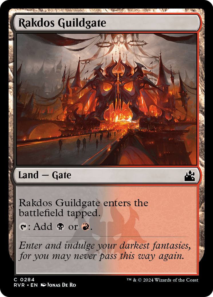 Rakdos Guildgate (RVR-284) [Ravnica Remastered] Foil