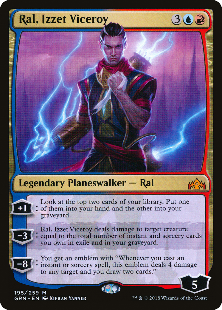 Ral, Izzet Viceroy (GRN-195) [Guilds of Ravnica] Foil