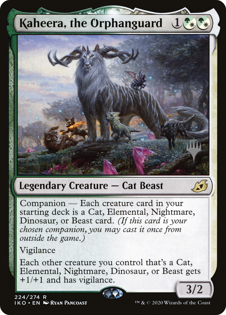 Kaheera, the Orphanguard (PPIKO-224) [Promo Pack: Ikoria: Lair of Behemoths Promos] Foil
