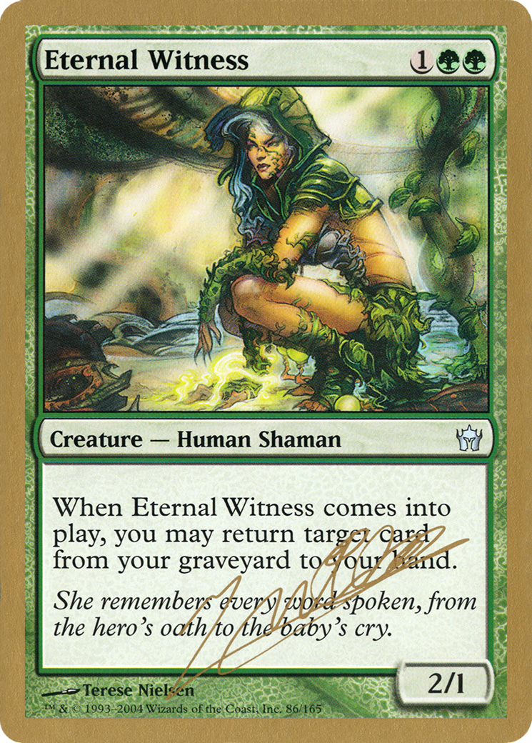 Eternal Witness - 2004 Julien Nuijten (5DN) [World Championship Decks 2004]