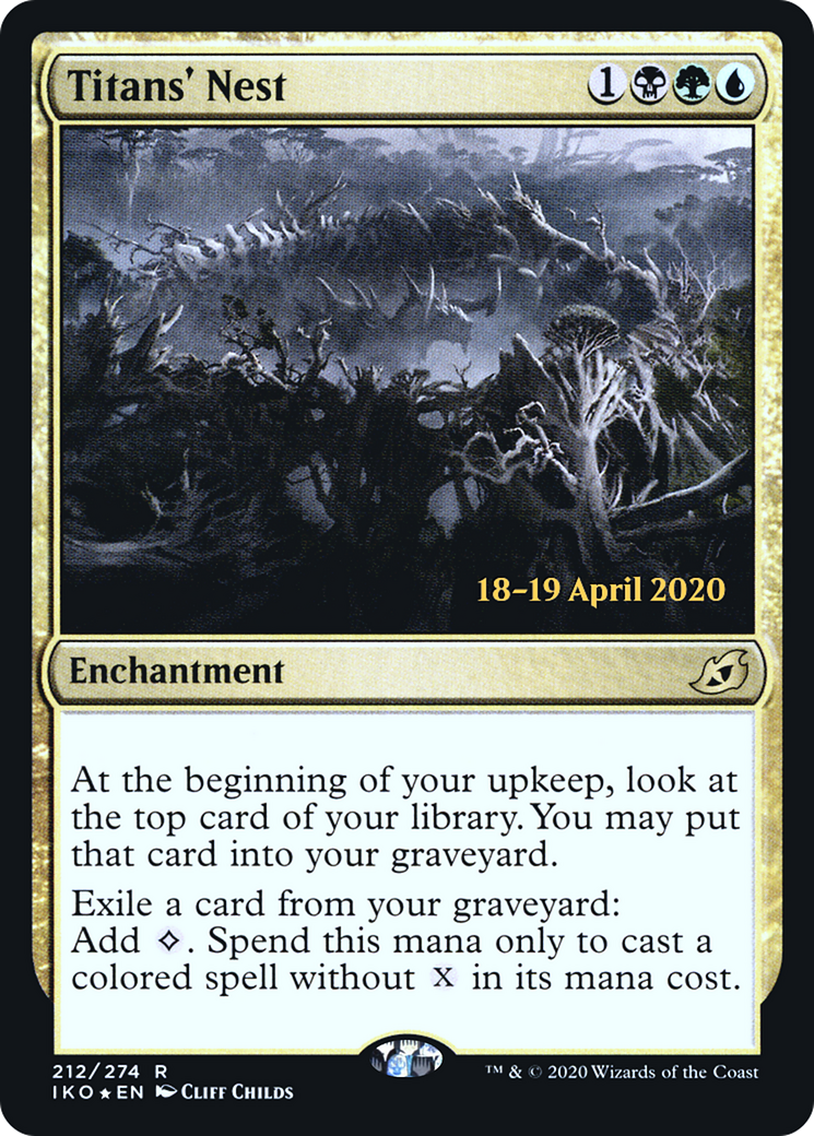 Titans' Nest (PRE-212S) [Ikoria: Lair of Behemoths Promos] Foil