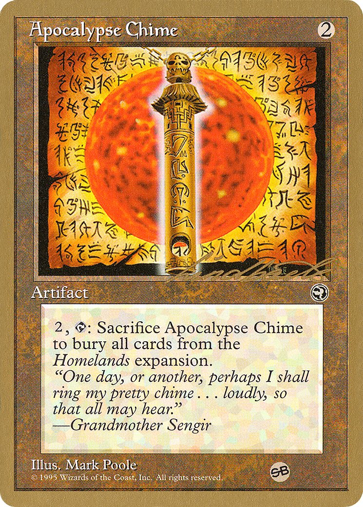 Apocalypse Chime - 1996 Leon Lindback (HML) (SB) [Pro Tour Collector Set]