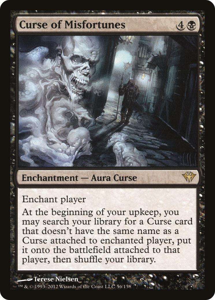 Curse of Misfortunes (DKA-056) [Dark Ascension] Foil