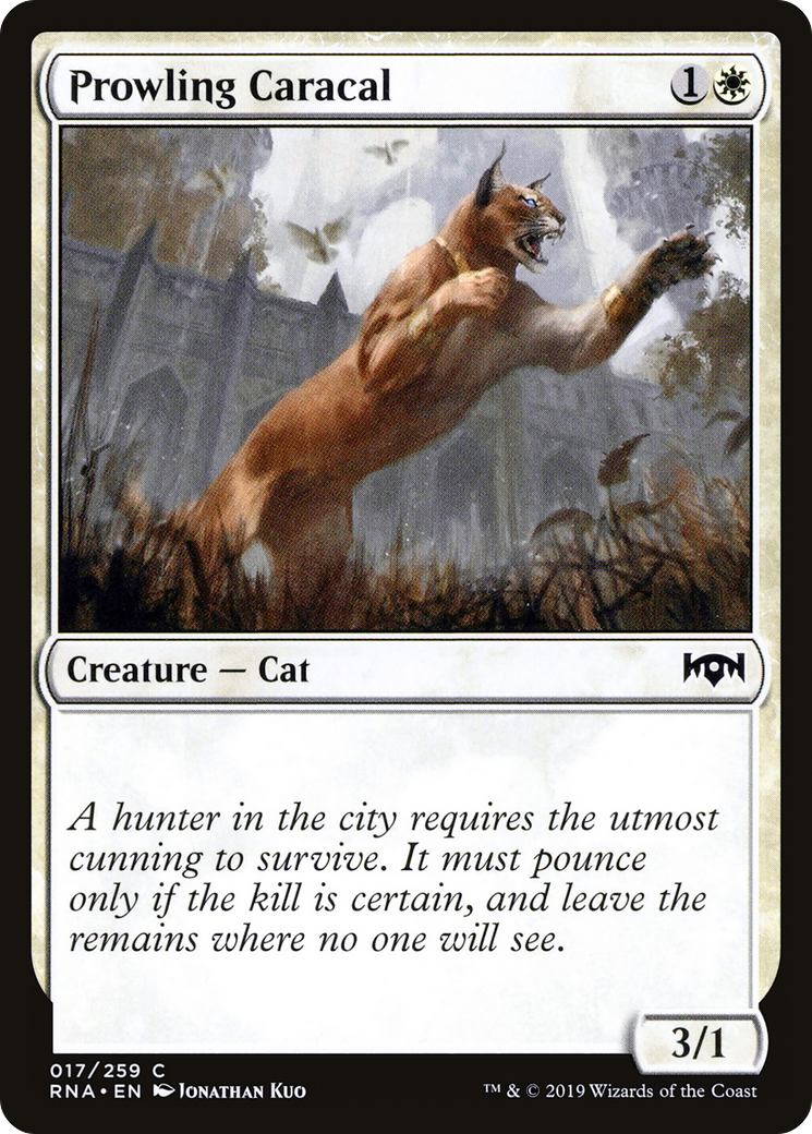 Prowling Caracal (RNA-017) [Ravnica Allegiance] Foil