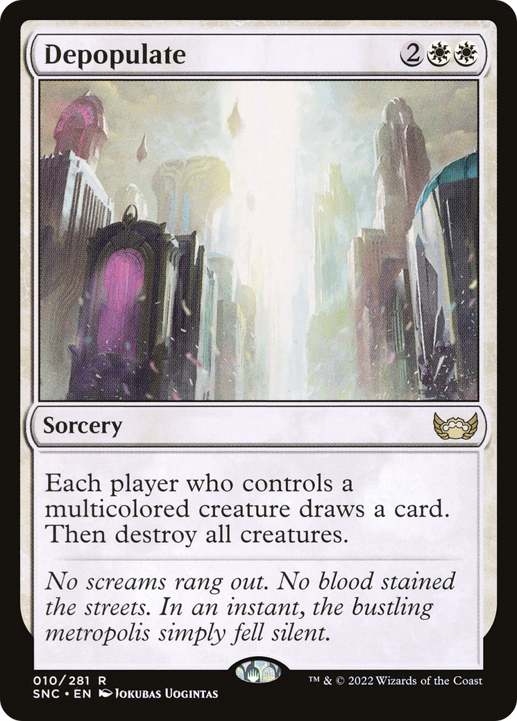 Depopulate (SNC-010) [Streets of New Capenna] Foil