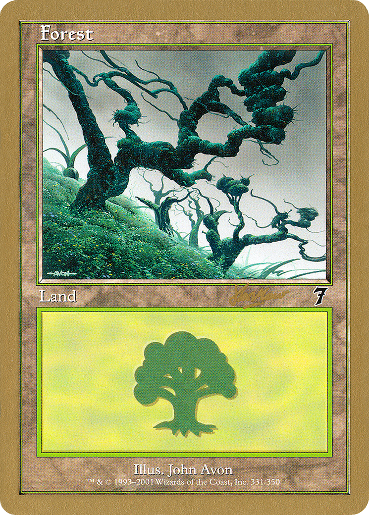 Forest (331) - 2002 Sim Han How (7ED) [World Championship Decks 2002]