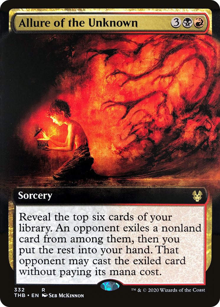 Allure of the Unknown (Extended Art) (THB-332) [Theros Beyond Death]