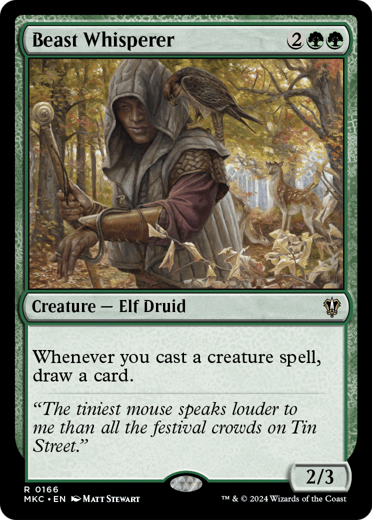 Beast Whisperer (MKC-166) [Murders at Karlov Manor Commander]