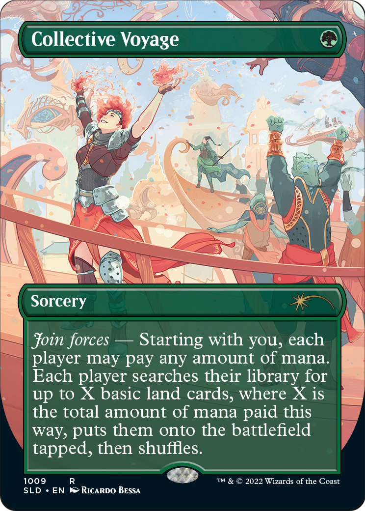 Collective Voyage (SLD-1009) (Borderless) [Secret Lair Drop] Foil