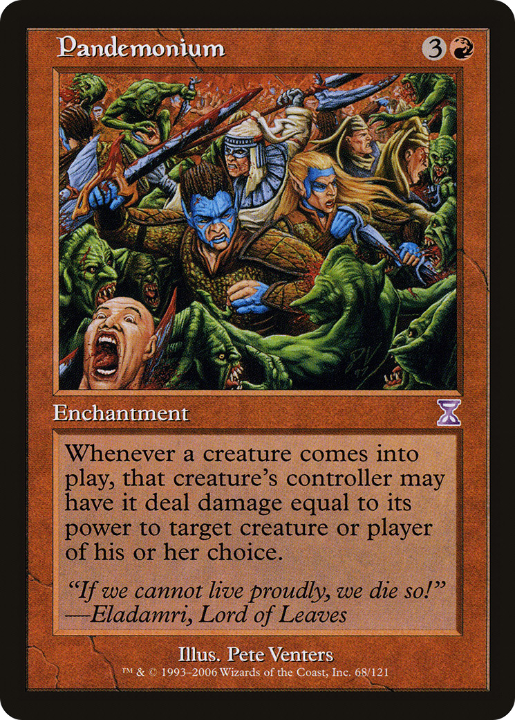 Pandemonium (TSB-068) [Time Spiral Timeshifted] Foil