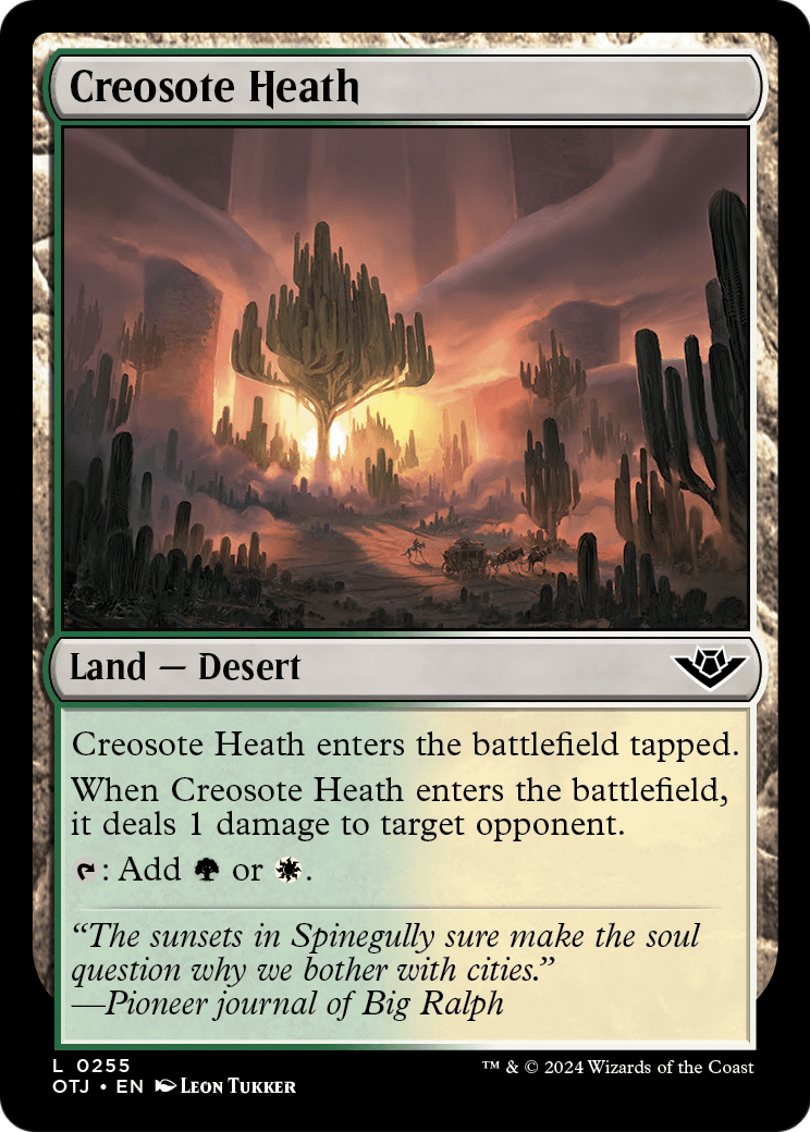 Creosote Heath (OTJ-255) [Outlaws of Thunder Junction]