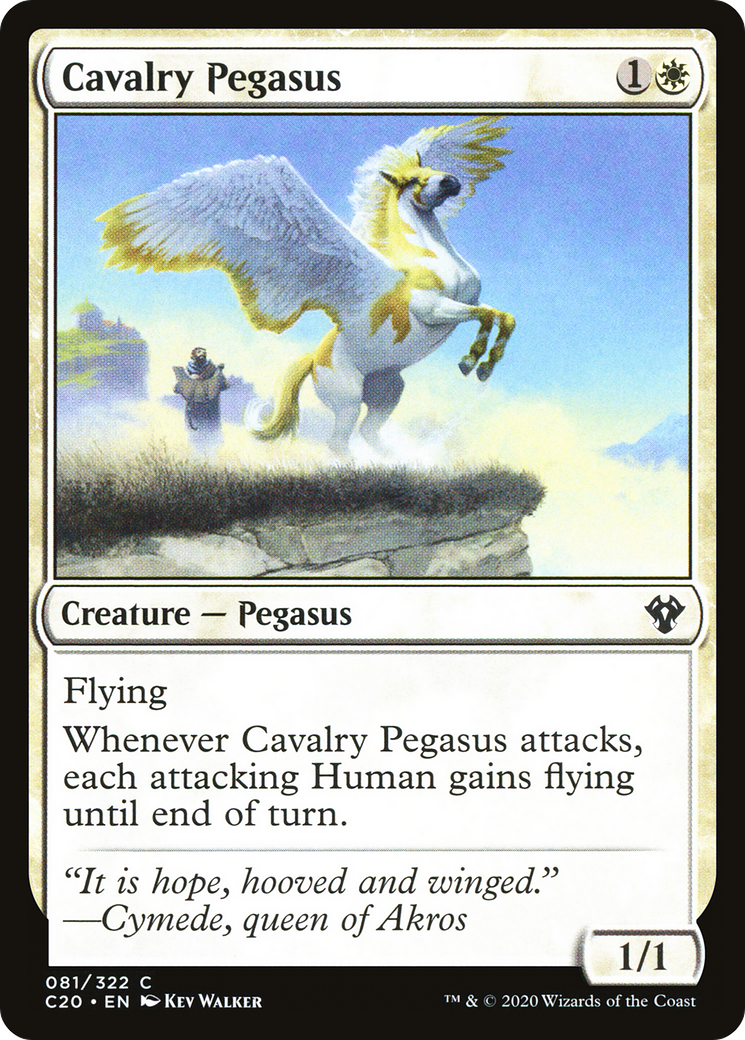 Cavalry Pegasus (C20-081) [Commander 2020]