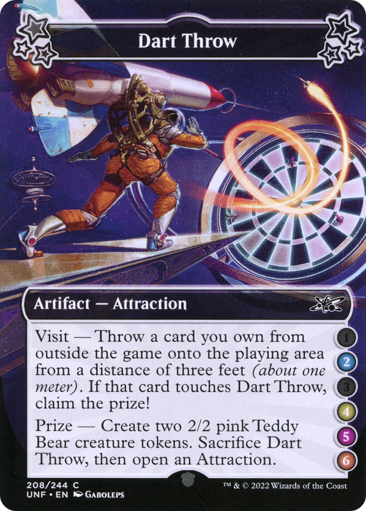 Dart Throw (2-4-5-6) (UNF-208) [Unfinity] Foil
