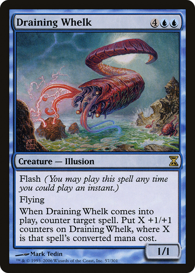 Draining Whelk (TSP-057) [Time Spiral] Foil