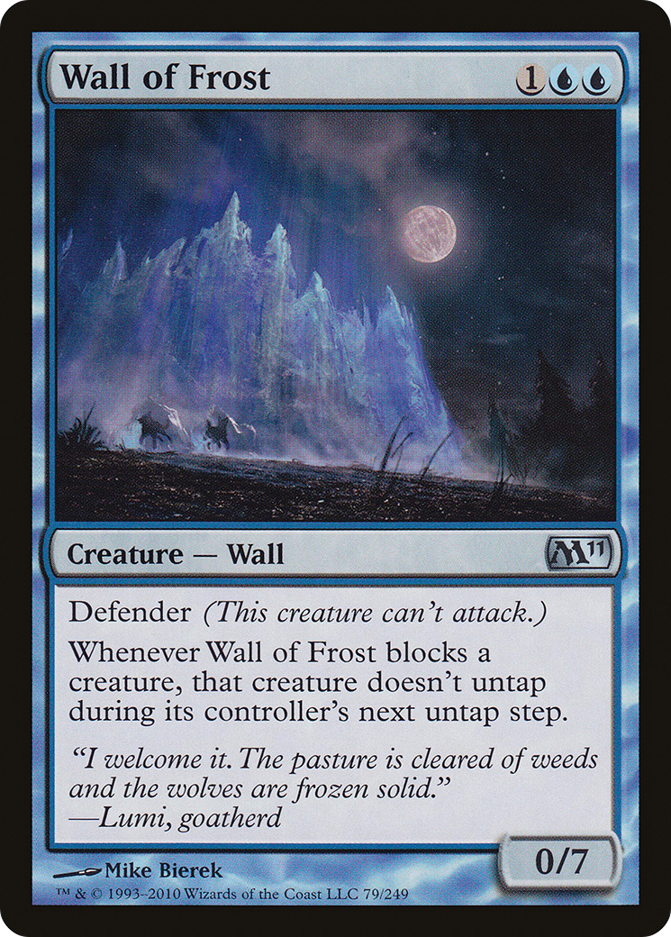 Wall of Frost (M11-079) [Magic 2011] Foil