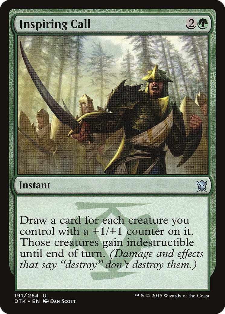 Inspiring Call (DTK-191) [Dragons of Tarkir] Foil