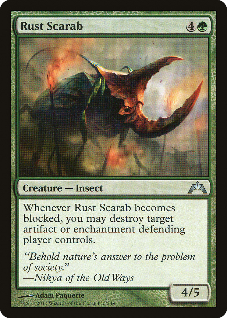 Rust Scarab (GTC-130) [Gatecrash]
