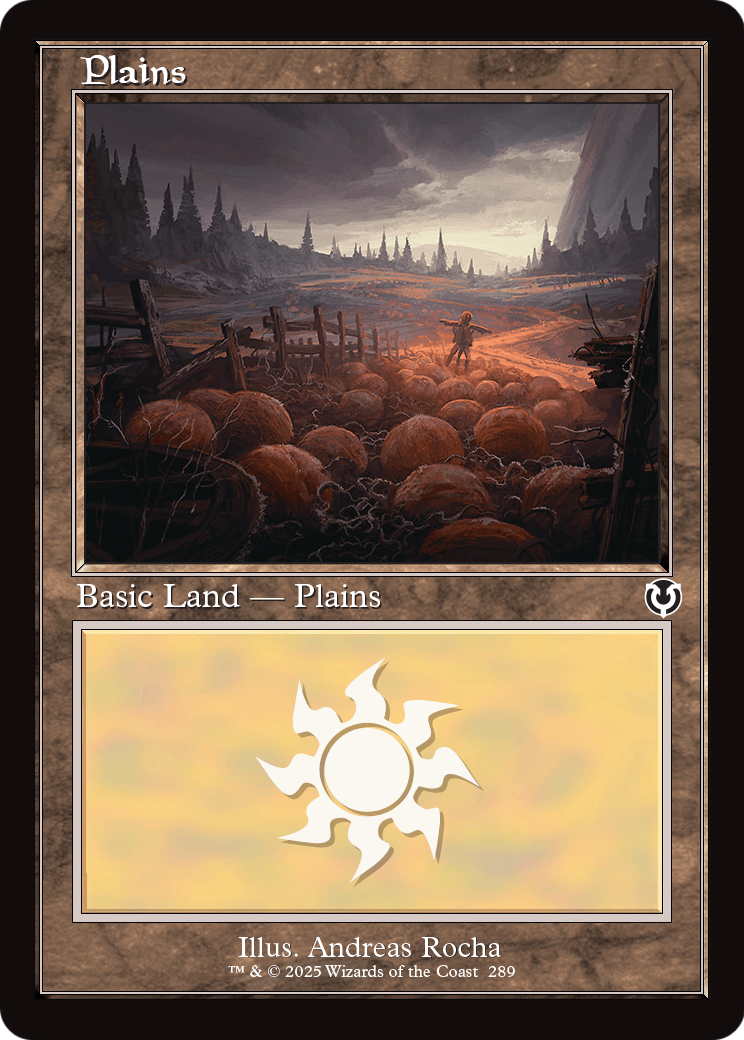 Plains (INR-289) (Retro Frame) [Innistrad Remastered] Foil