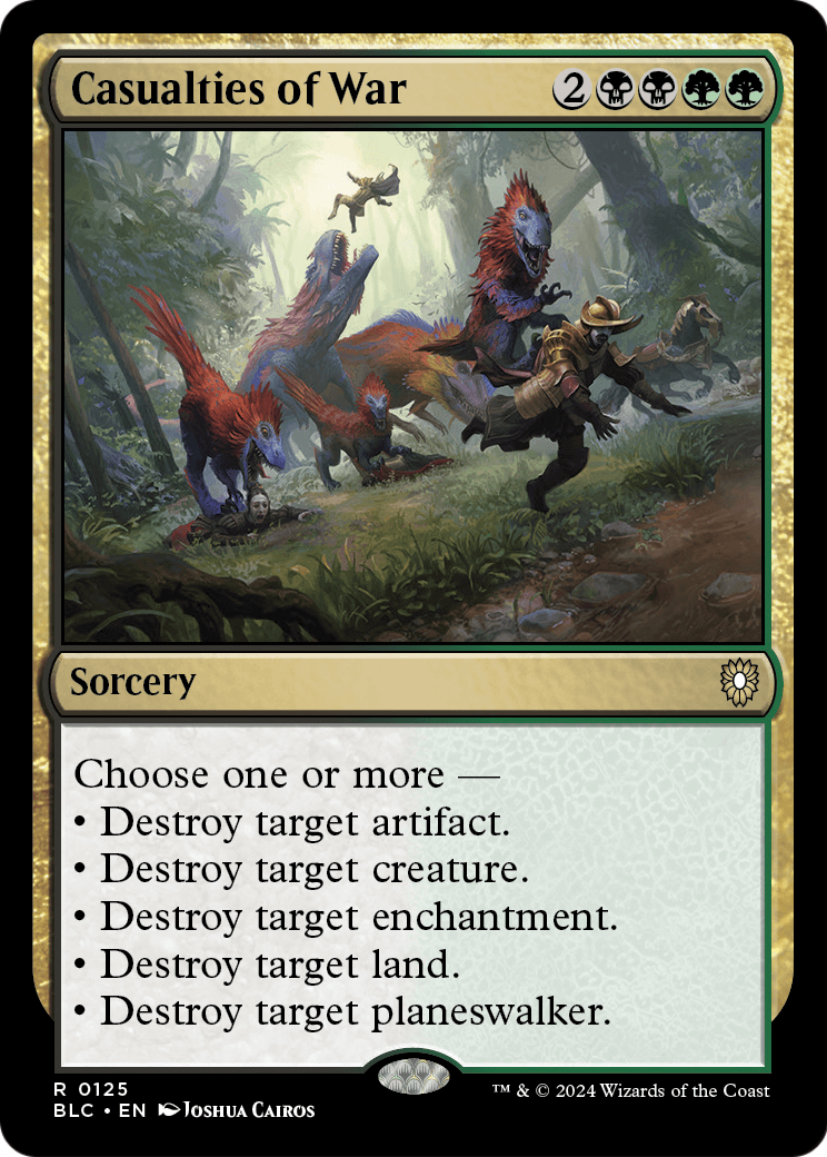 Casualties of War (BLC-125) [Bloomburrow Commander]