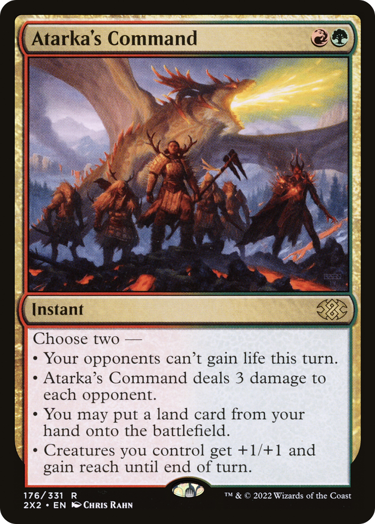 Atarka's Command (2X2-176) [Double Masters 2022] Foil