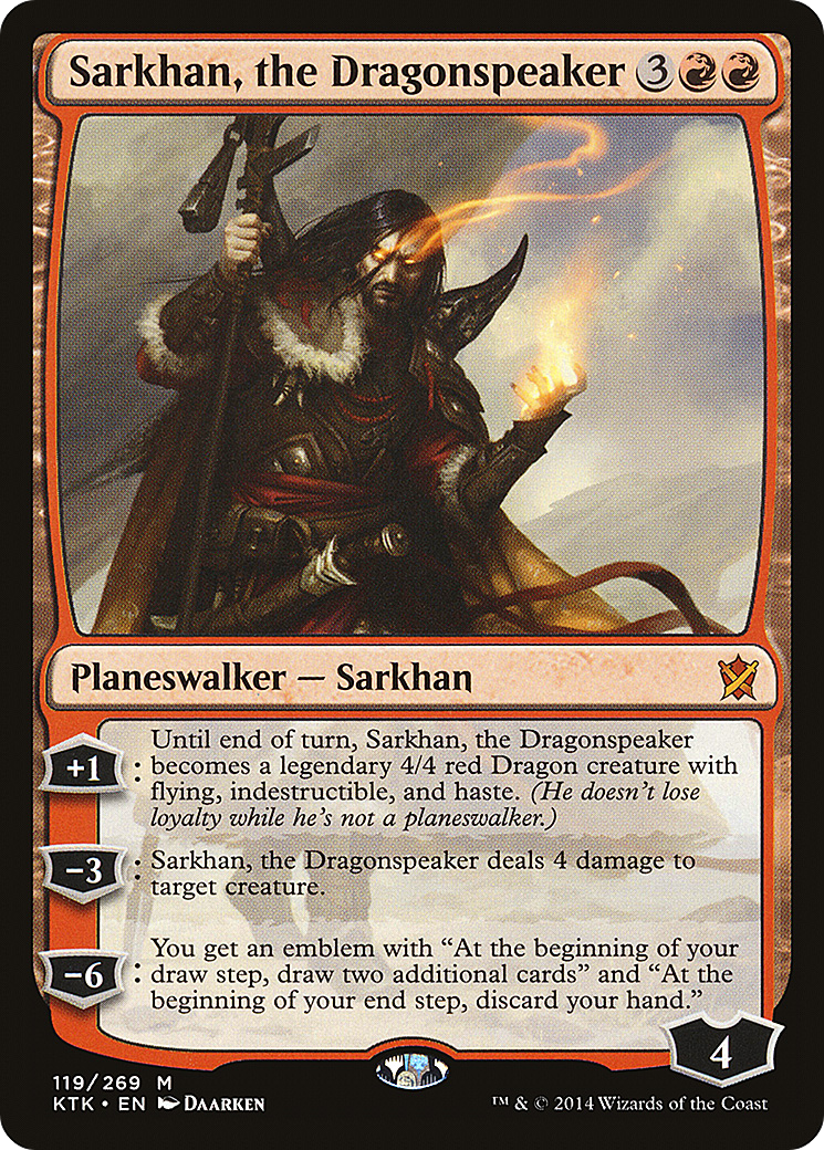 Sarkhan, the Dragonspeaker (KTK-119) [Khans of Tarkir]