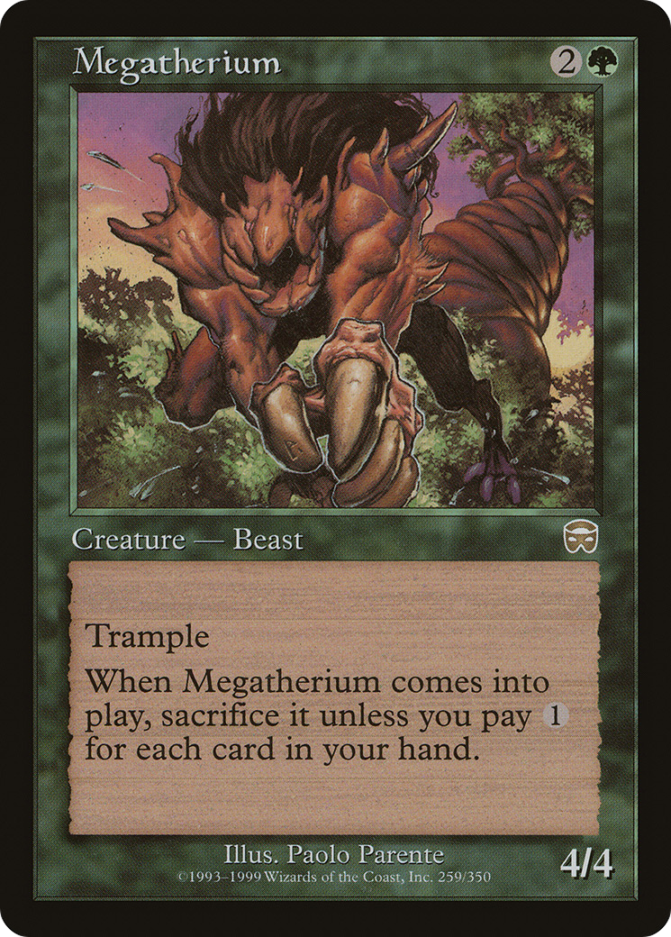 Megatherium (MMQ-259) [Mercadian Masques] Foil