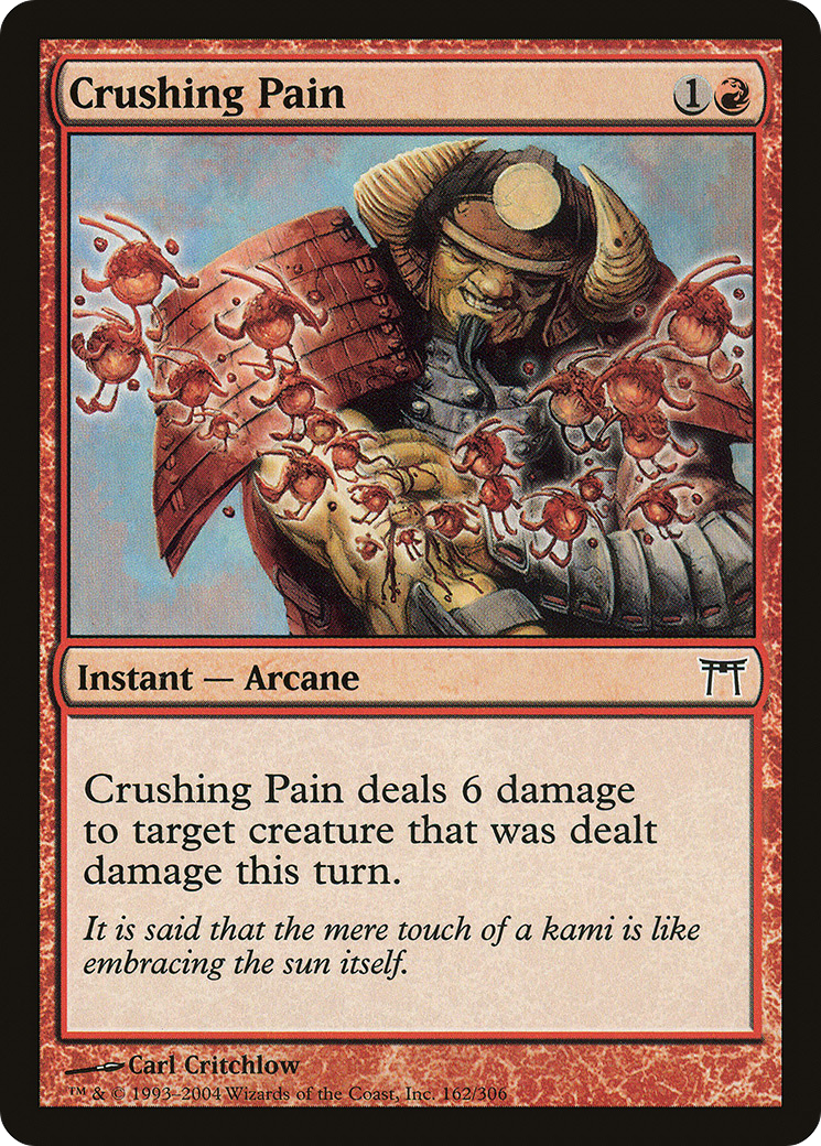 Crushing Pain (CHK-162) [Champions of Kamigawa]