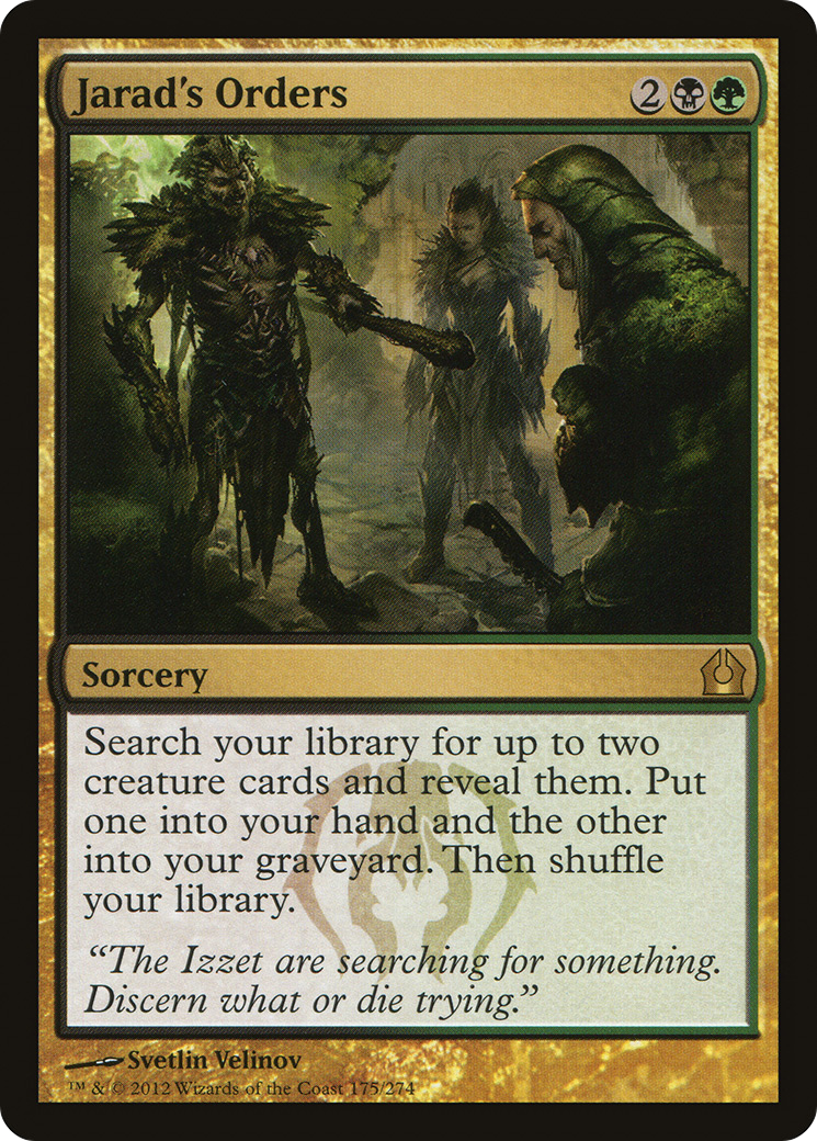 Jarad's Orders (RTR-175) [Return to Ravnica] Foil