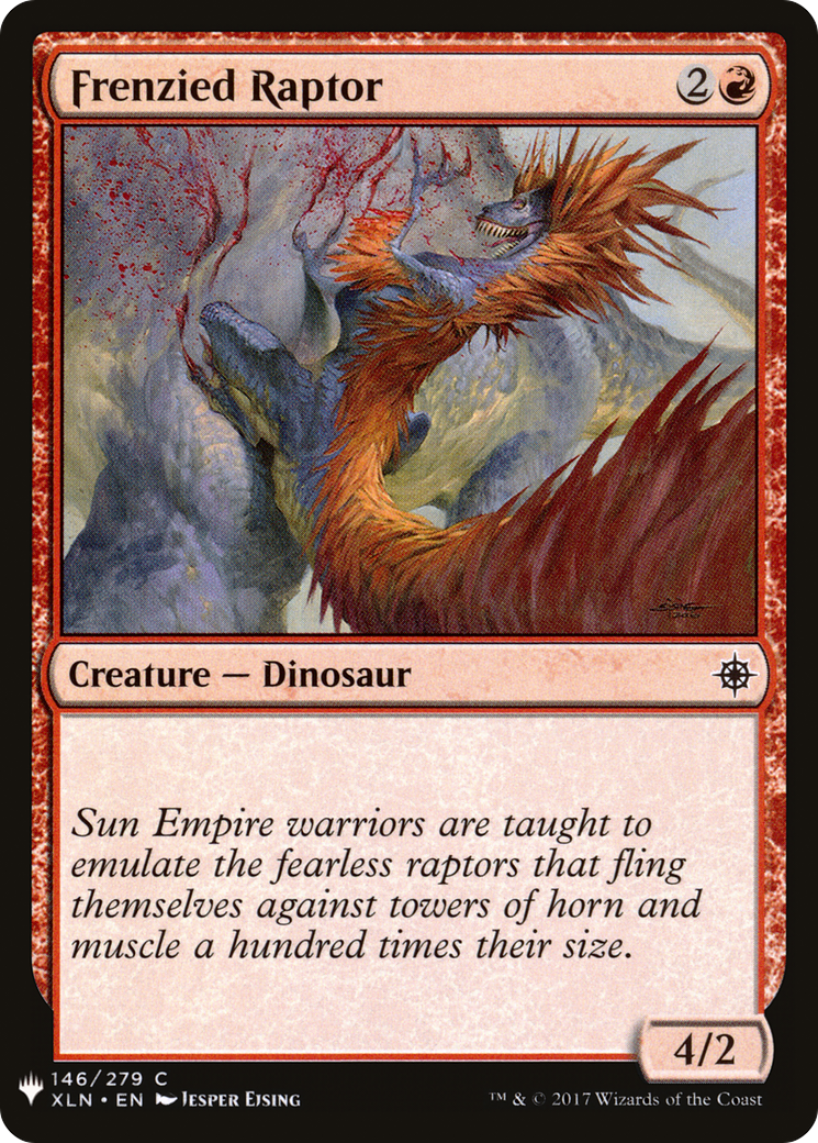 Frenzied Raptor (LIST-XLN-146) [The List]