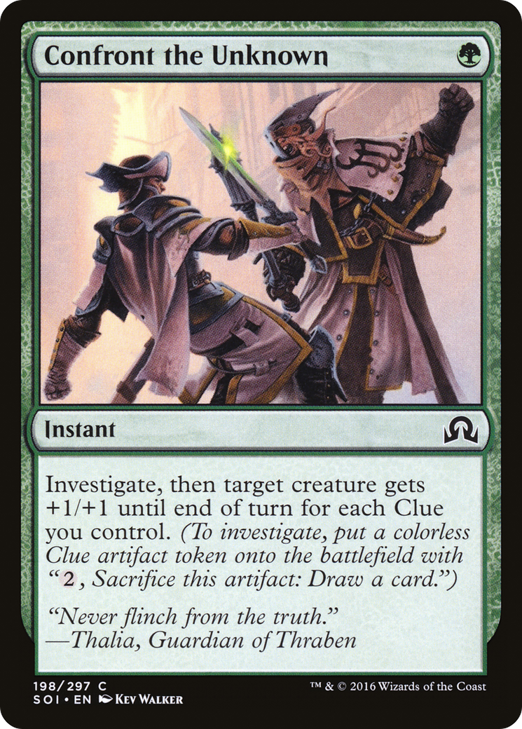 Confront the Unknown (SOI-198) [Shadows over Innistrad] Foil