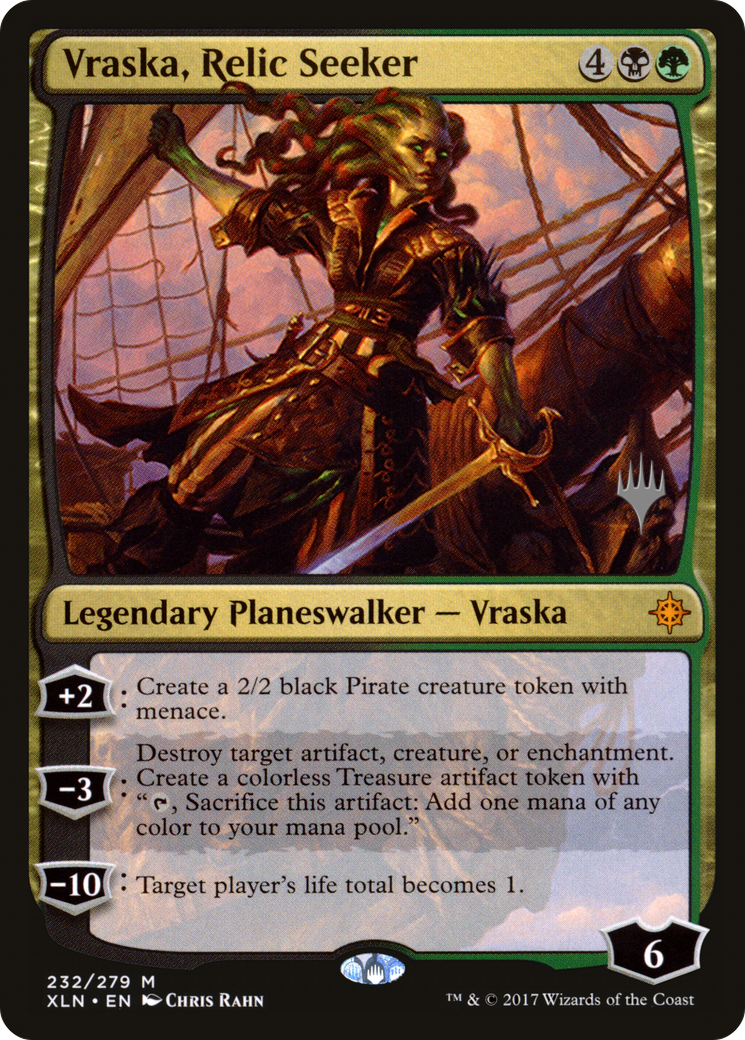 Vraska, Relic Seeker (PPM20-232) [Promo Pack: Ixalan Promos] Foil