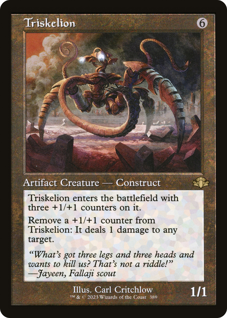 Triskelion (Retro Frame) (DMR-389) [Dominaria Remastered] Foil