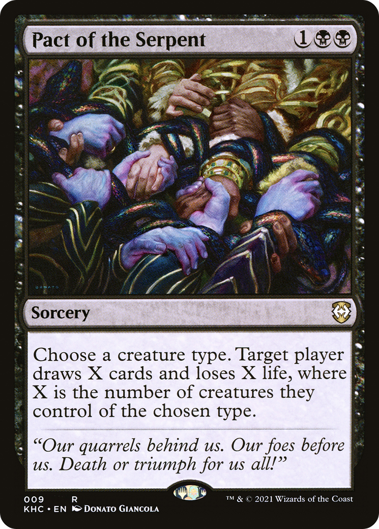 Pact of the Serpent (KHC-009) [Kaldheim Commander]
