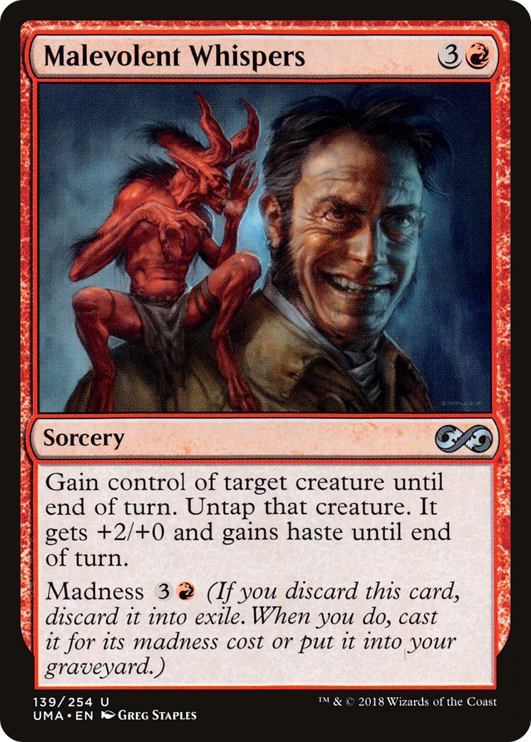 Malevolent Whispers (UMA-139) [Ultimate Masters] Foil