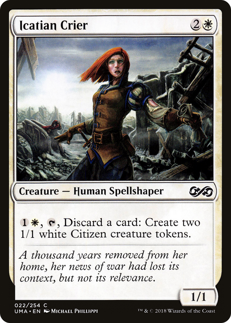 Icatian Crier (UMA-022) [Ultimate Masters]