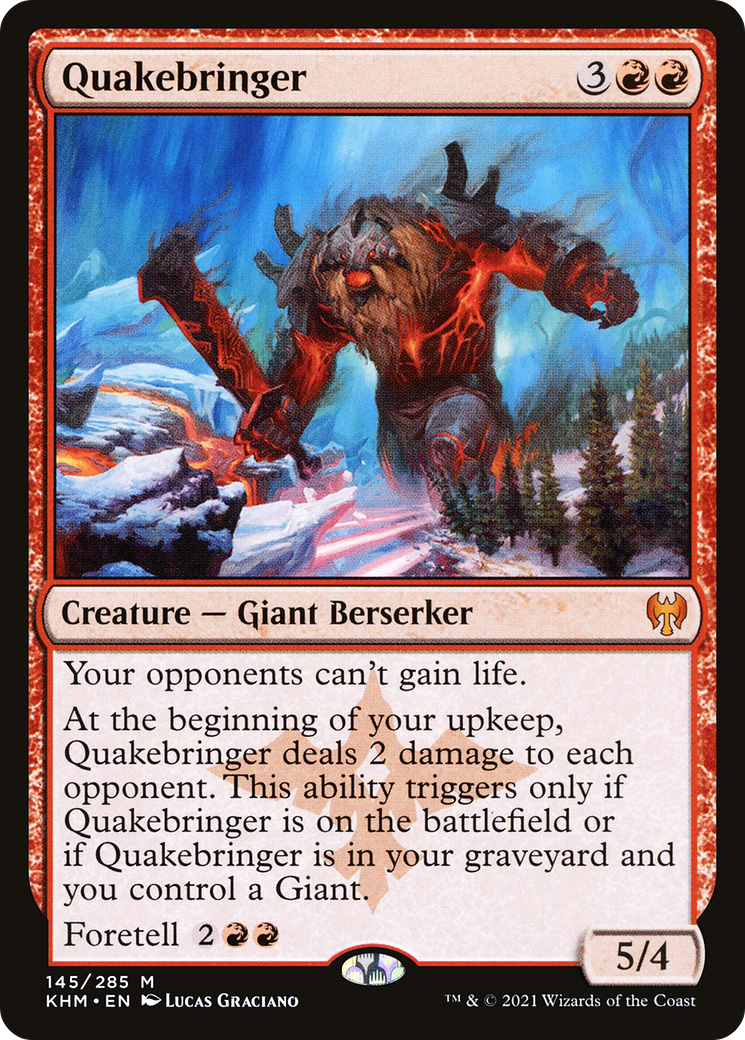 Quakebringer (KHM-145) [Kaldheim] Foil