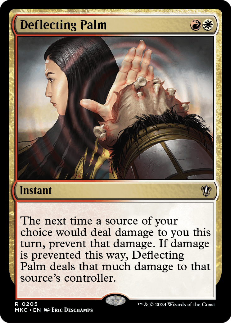 Deflecting Palm (MKC-205) [Murders at Karlov Manor Commander]