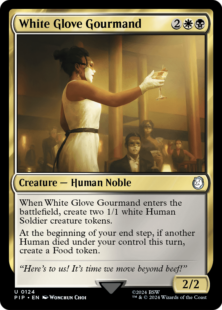 White Glove Gourmand (PIP-124) [Fallout] Foil