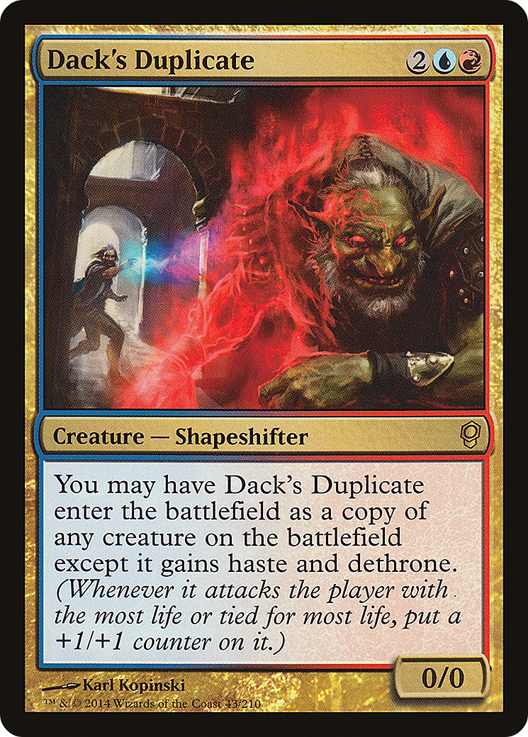 Dack's Duplicate (CNS-043) [Conspiracy] Foil