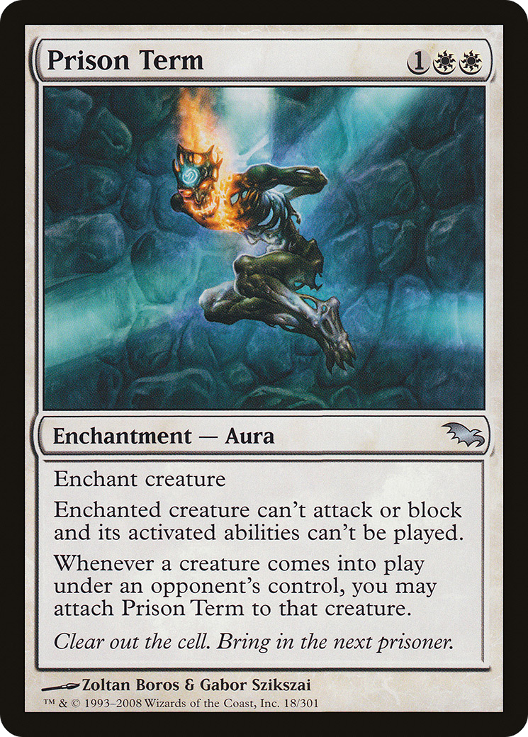 Prison Term (SHM-018) [Shadowmoor] Foil