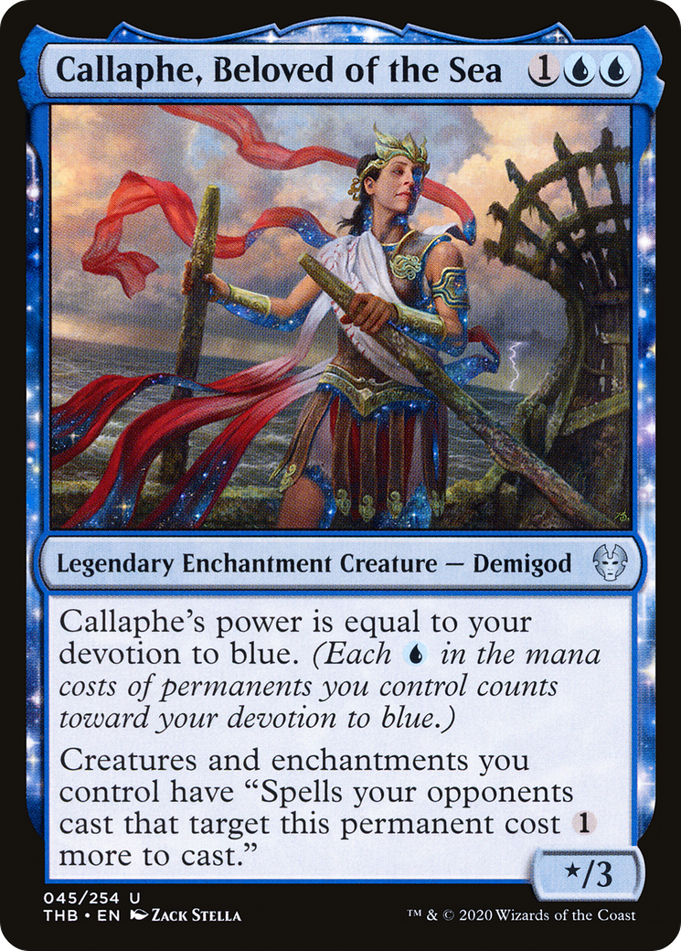 Callaphe, Beloved of the Sea (THB-045) [Theros Beyond Death]