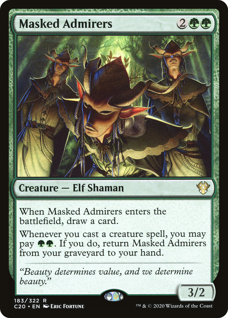 Masked Admirers (C20-183) [Commander 2020]