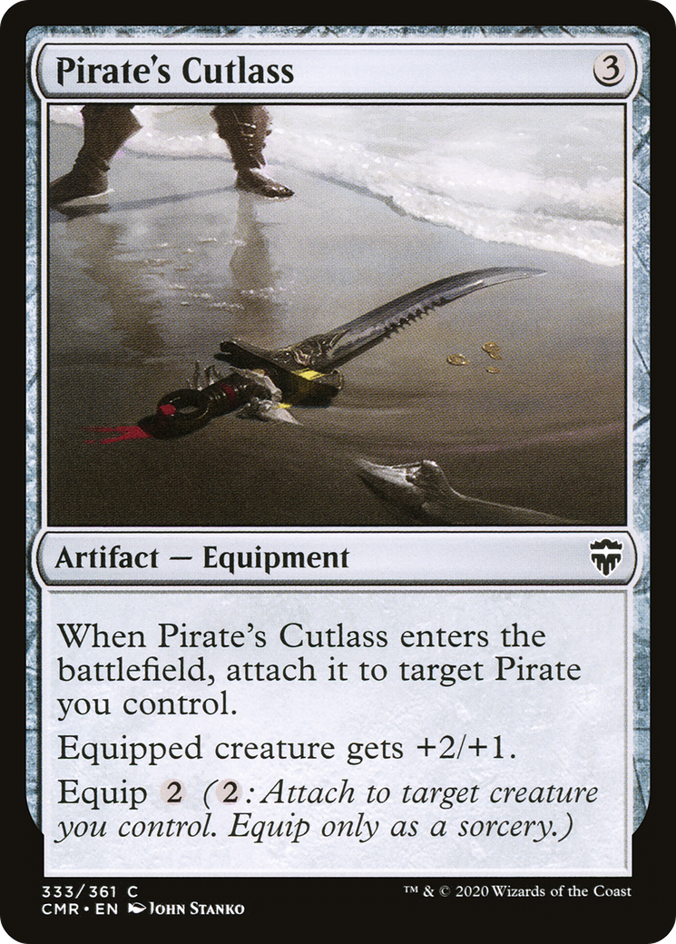 Pirate's Cutlass (CMR-333) [Commander Legends] Foil
