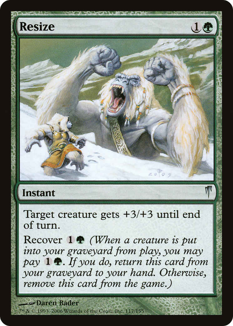 Resize (CSP-117) [Coldsnap] Foil
