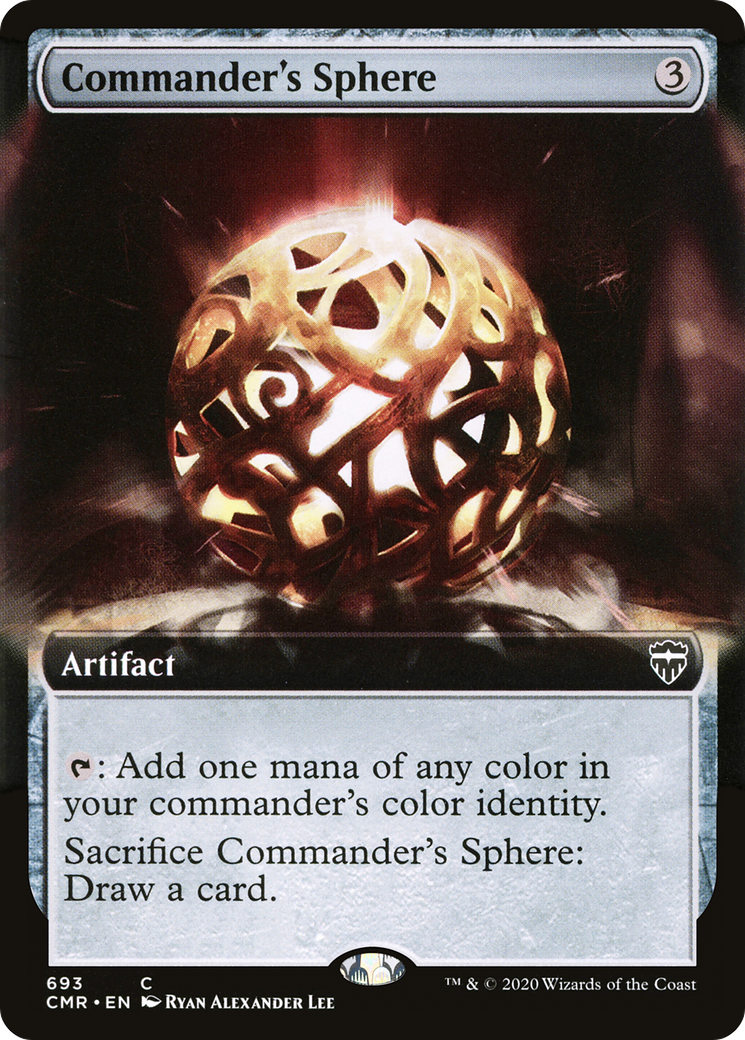 Commander's Sphere (Extended Art) (CMR-693) [Commander Legends]