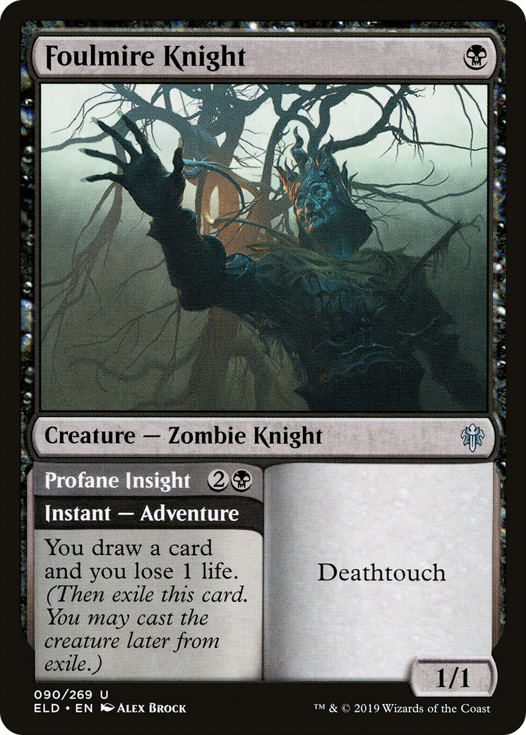 Foulmire Knight (ELD-090) [Throne of Eldraine] Foil